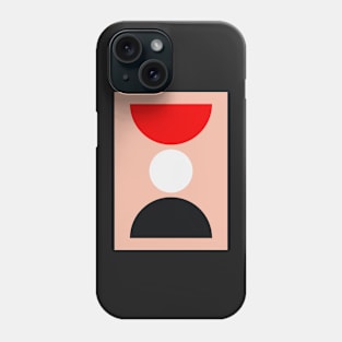 Black Red White Phone Case