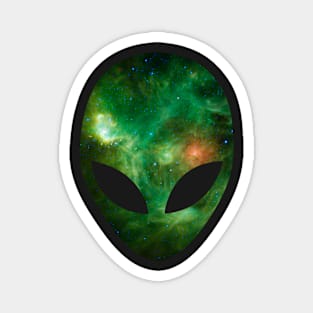 Green Cosmic Alien Magnet