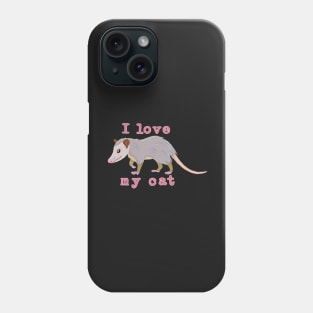 I Love My Cat Phone Case