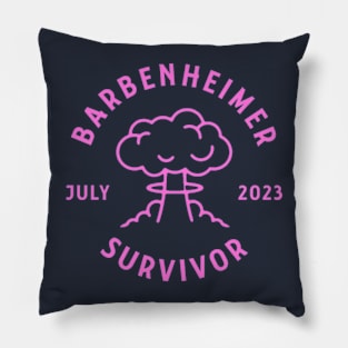 Barbenheimer Survivor Pillow