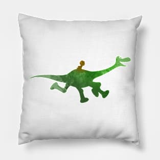 Dinosaur Inspired Silhouette Pillow