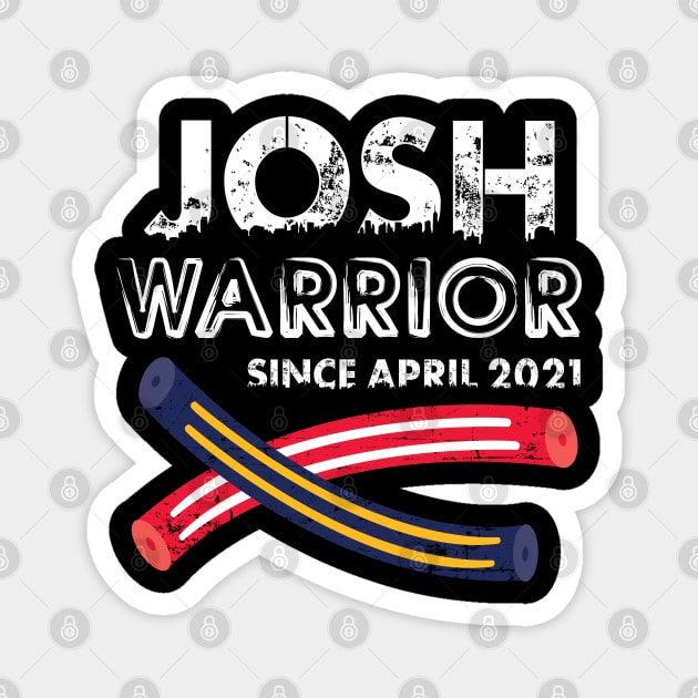 Josh Fight Pool Noodle Warrior Josh Battle Joshest Funny Magnet by alcoshirts