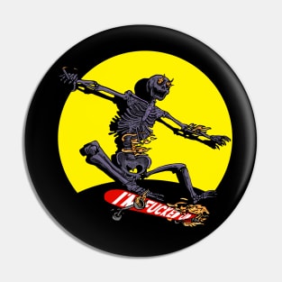 Skeleton skate Pin