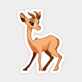 Cute Impala Drawing Magnet