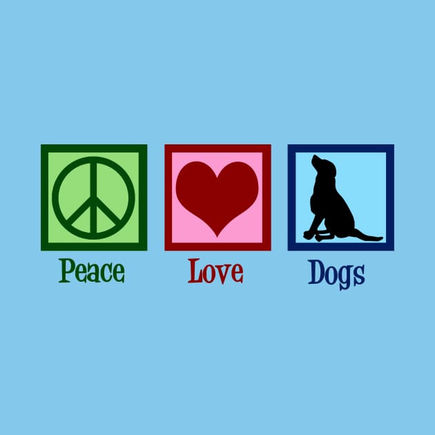 Peace Love Dogs Peace Love Dogs Pillow TeePublic