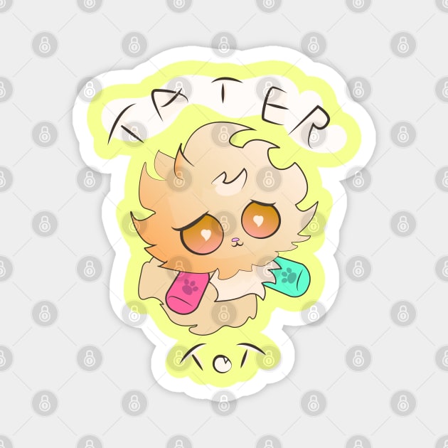 Tater tot the cat the cutest Magnet by ZOOLAB