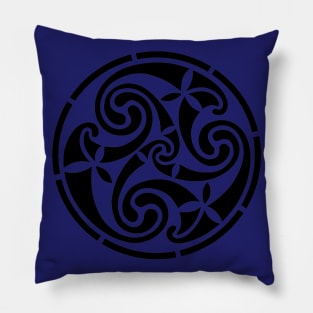 Celtic Knot Abstract Irish Tribal design Pillow