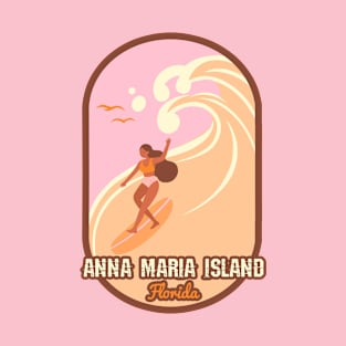 Anna Maria Island surf girl T-Shirt