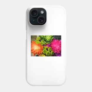 Colorful Flower Power by Debra Martz Phone Case