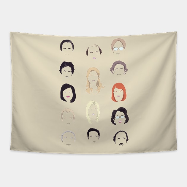 Scranton Minimalism Tapestry by LVBart