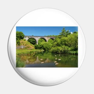 Headstone Viaduct & River Wye, Monsal Dale Pin