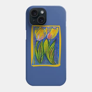 Yellow Tulips Phone Case