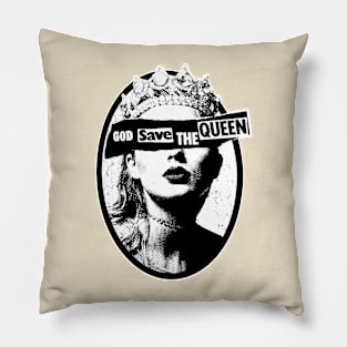 God Save The Queen Taylor Reputation Era Inspired Pillow