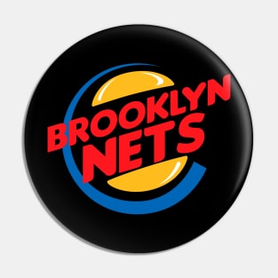 Nets Burger Pin