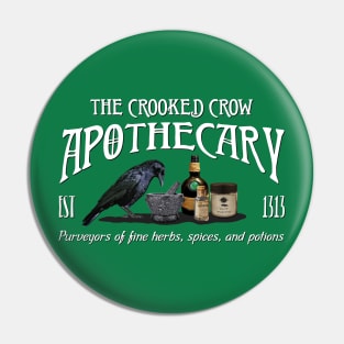 The Crooked Crow Apothecary Pin