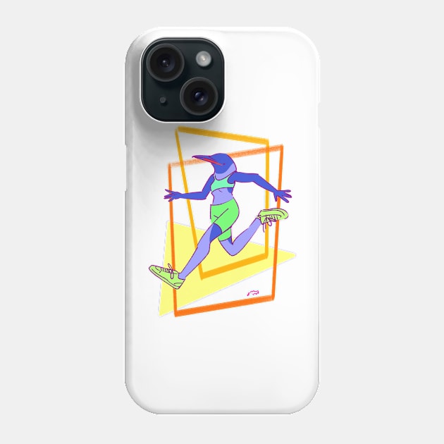 Running While Tired Phone Case by rapidpunches