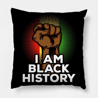 I Am Black History Pillow