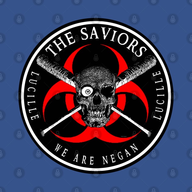 Biohazard The Saviors We Are Negan Ring Patch by Ratherkool