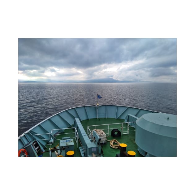 Sailing on the ferry towards the Isle of Arran, Scotland by richflintphoto