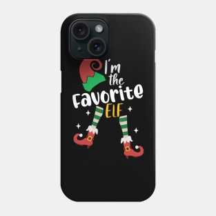 Funny I'm The Favorite Elf Matching Phone Case