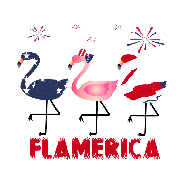 flamerica..4th of july celebration gift by DODG99