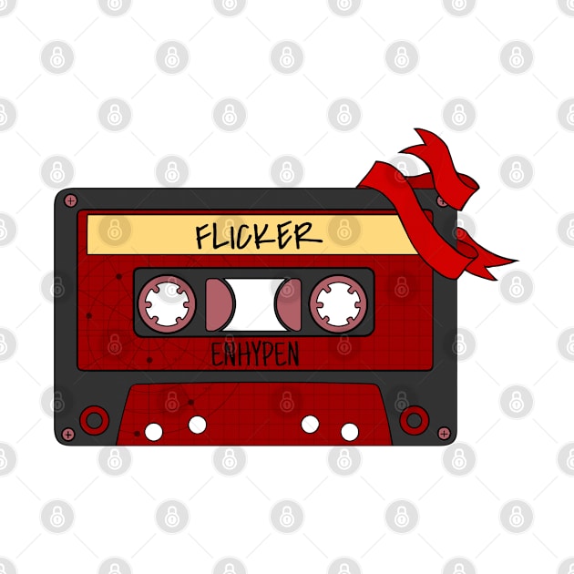ENHYPEN Flicker Cassette Tape by Orchyd