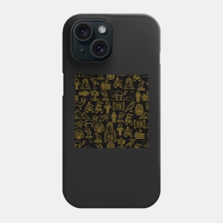 Egyptian Hieroglyphs Phone Case