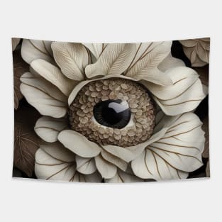 [AI Art] Eye Of Hydrangea, Art Deco Style Tapestry