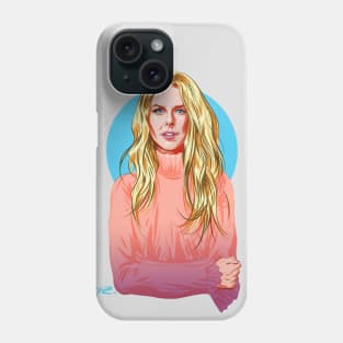 Nicole Kidman - An illustration by Paul Cemmick Phone Case