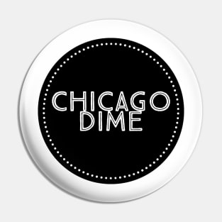 Chicago Dime Inverse 2017 Logo Pin