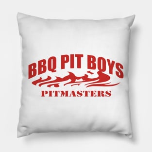 Bbq Pit Boys Pitmasters Official Logohellip Pillow