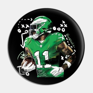 Fly Eagles Fly-Aj Brown Pin