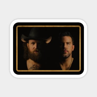 Brothers Osborne vintage//Design On tshirt for to all Magnet