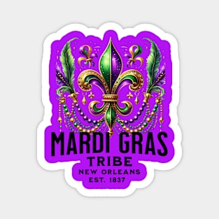 Mardi Gras tribe Magnet