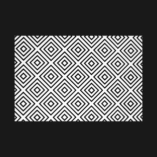 Pattern Design | Black & White Combination T-Shirt