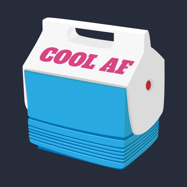 Cool AF Mini Cooler Ice Chest Design by Brobocop