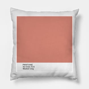 pantone 16-1330 TCX Muted Clay Pillow