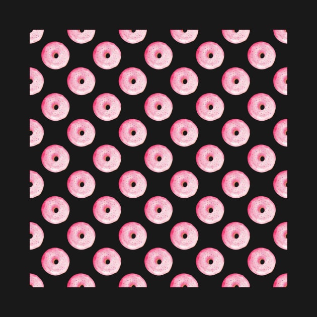 Pink Donut Pattern by shoko