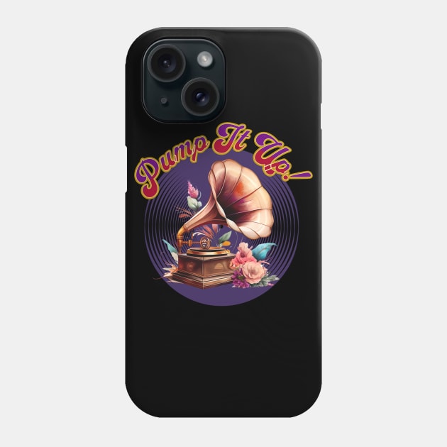 Gramophone Pump It Up Phone Case by RockReflections
