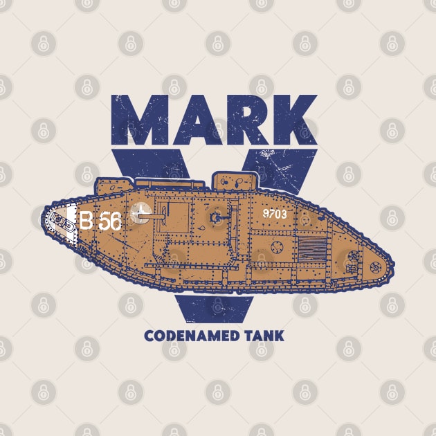 MARK V LANDSHIP - WW1 Tank by Distant War