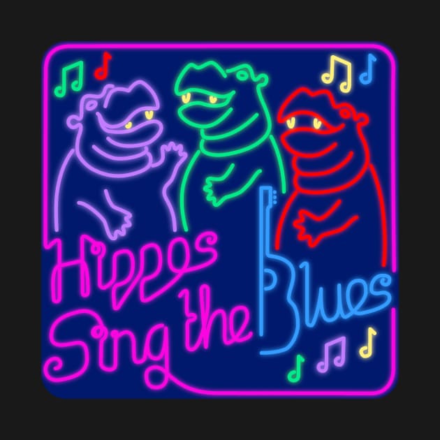 Hippos Sing the Blues by Hippopottermiss