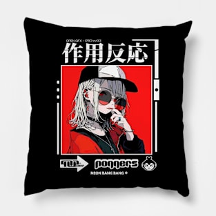 Japanese Streetwear Harajuku Fashion #3 Pillow