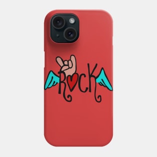 Rock wings Phone Case