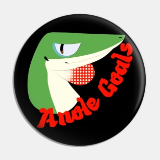 Anole Goals Pin