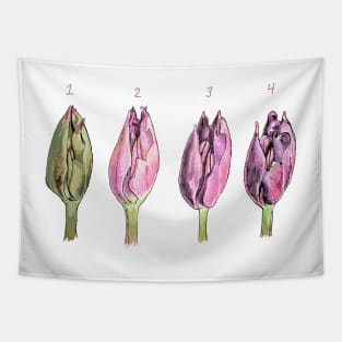 Tulip Study Tapestry