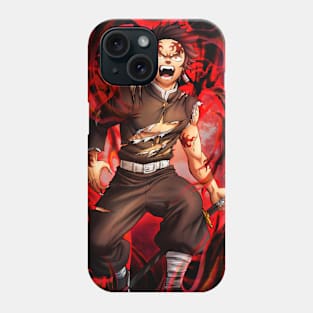 Dark flame demon boy Phone Case