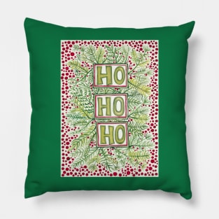 Ho Ho Ho Merry Christmas Pillow