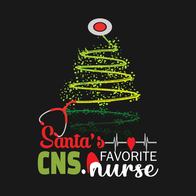 Santa's Favorite CNS Nurse.. CNS Nurse christmas gift by DODG99