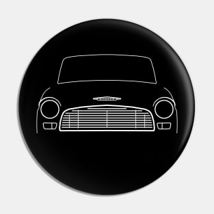 Humber Hawk classic car outline graphic (white) Pin