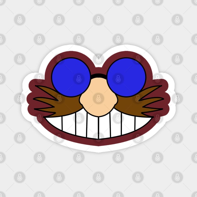 Dr. Eggman Face Magnet by JacCal Brothers